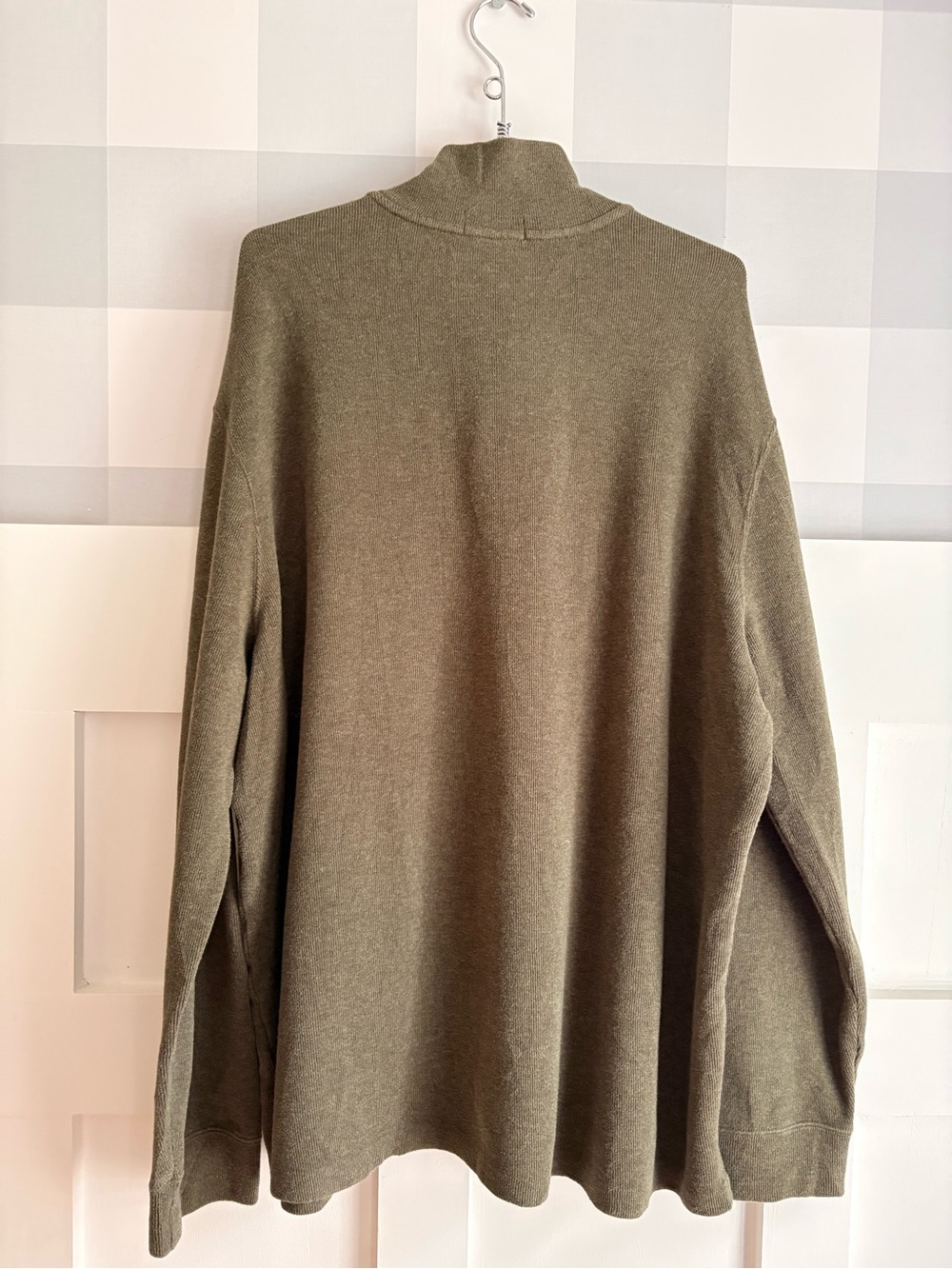 Polo by Ralph Lauren Olive Half-Zip V-Neck Pullover XXL - Picture 6 of 7
